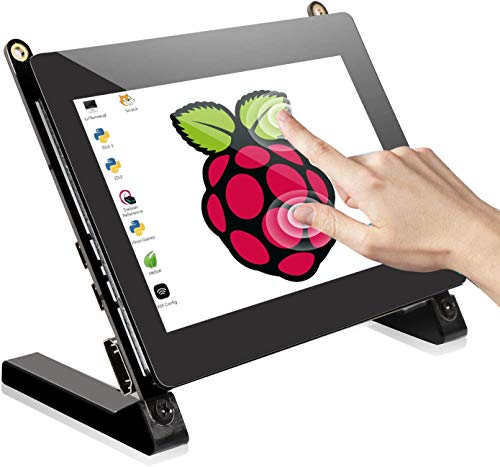 Raspberry PI Moniteur à Écran Tactile, UPERFECT 12,3 Pouces Moniteur Portable Affichage IPS Écran, Résolution 1600x1200, Ratio D'aspect 4: 3 avec Haut-Parleur Intégré pour Raspberry Pi 4 3 B+