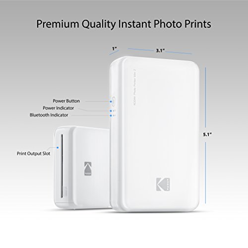 Imprimante photo instantanée mobile Kodak Mini 2