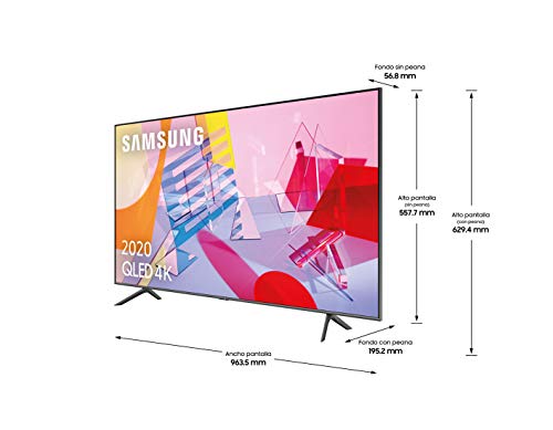 Téléviseur QLED 4K 108 cm Samsung Smart TV [Classe énergétique A]