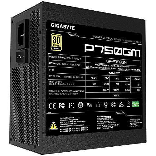 Alimentation PC 750 W – Gigabyte – P750GM