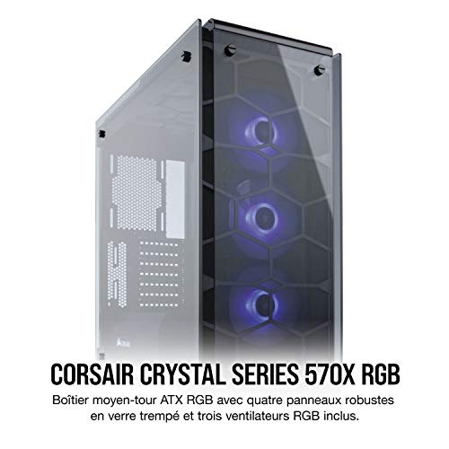 CORSAIR Crystal 570X - Rouge