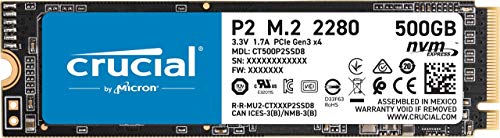 SSD 500 Go Crucial P2 CT500P2SSD8