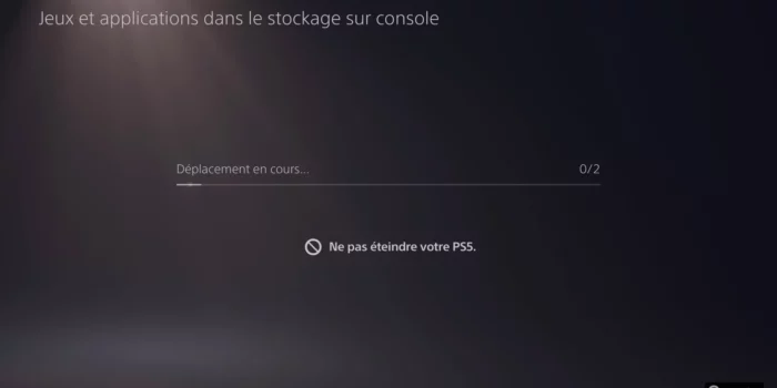 Déplacer des jeux vers le disque dur SSD